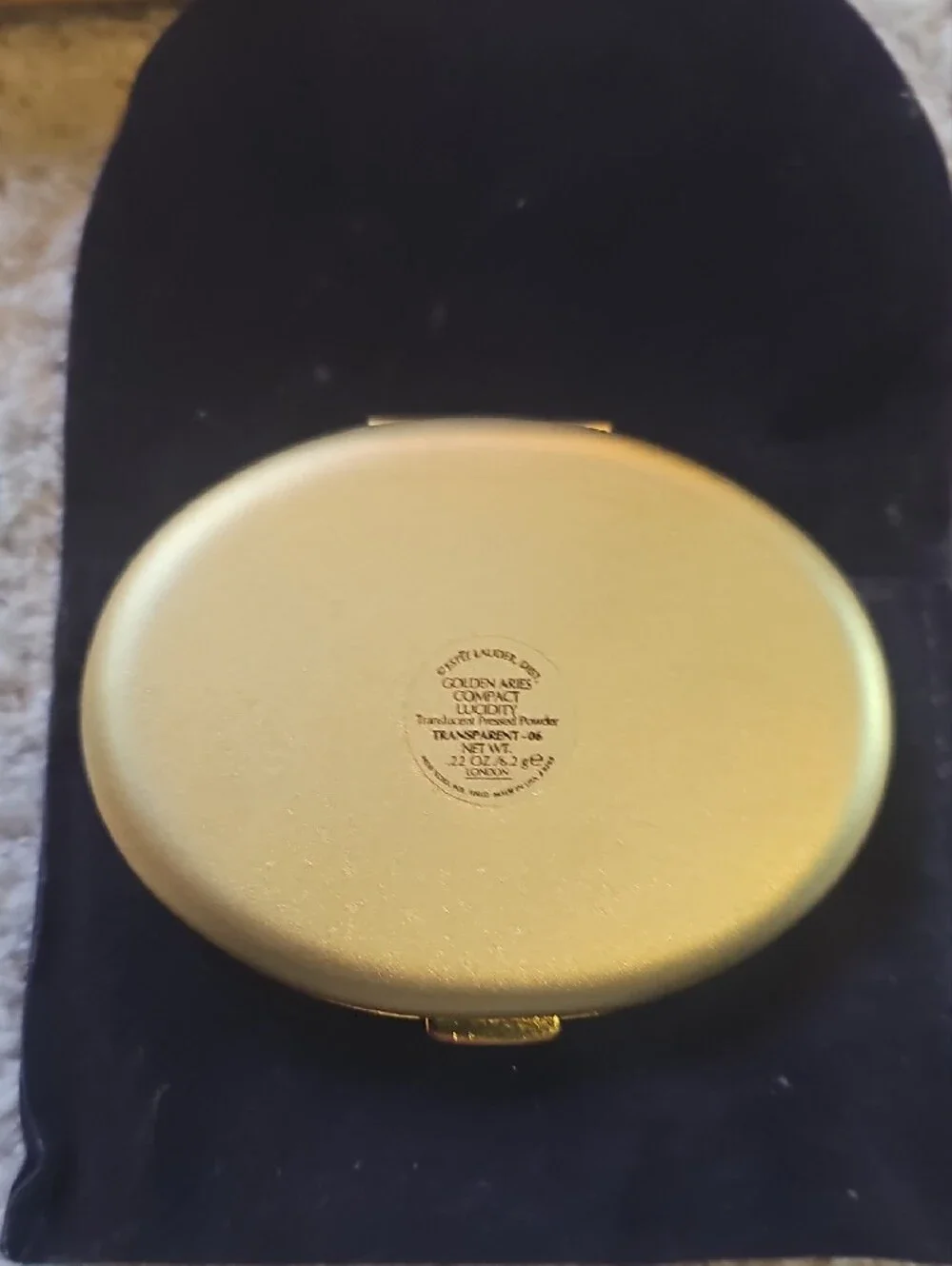 Estee Lauder Gold Aries Compact Case - Picture 4 of 7